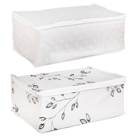 VETTA Винсент Кофр для подушек и одеял, ПЕВА, 60х40х25см, 2 дизайна