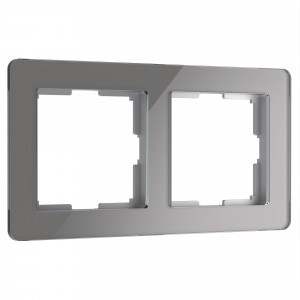 Werkel рамка СУ 2 мест. Acrylic (графит) W0022704