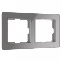 Werkel рамка СУ 2 мест. Acrylic (графит) W0022704