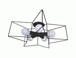 LEEK  св-к-люстра E27х5 600х600х210 MARA