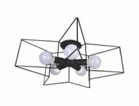 LEEK  св-к-люстра E27х5 600х600х210 MARA