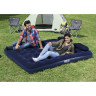 BESTWAY Матрас надувной широкий двуспальный (QUEEN), 2подушки и насос, 203x152x22см, до 300кг, 67374