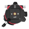 Лазерный уровень CRX-30R, 30 м, красный луч, батарейки, резьба 5/8" MTX