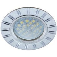 Ecola DL3184 MR16 GU5.3 св-к литой матовый Хром/Алюм FS1610EFF (10!)