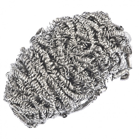 Мочалка для посуды, 2 шт, нержавеющая сталь, Elfe