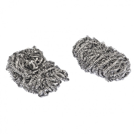 Мочалка для посуды, 2 шт, нержавеющая сталь, Elfe