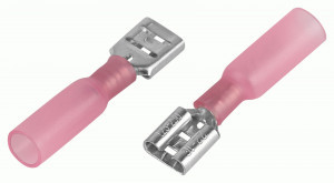 ЭРА наконечник разъем плоск термоус. "мама" РпИм-Т 1,25-250 (0,5-1,5мм2) розовый (уп10шт цена за уп)