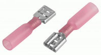 ЭРА наконечник разъем плоск термоус. &quot;мама&quot; РпИм-Т 1,25-250 (0,5-1,5мм2) розовый (уп10шт цена за уп)
