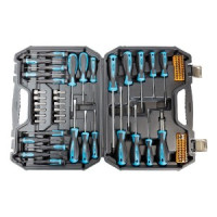 Набор отверток, голов, реверс, 100шт, PH,PZ,SL,TORX,TORXH,HEX,S, 4-12мм Smartbuy Tools SBT-SCN-100P1