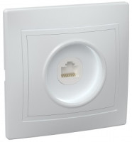 IEK КВАРТА роз. компьют. СУ 1 мест. (пласт. осн.) РК10-КБ EKK10-K01-DM