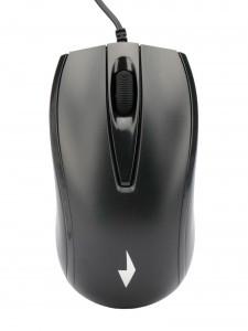 Мышь проводная Gembird MOP-110, USB, черный, 2кн.+колесо-кнопка, 1000 DPI, кабель 1.8м 21328