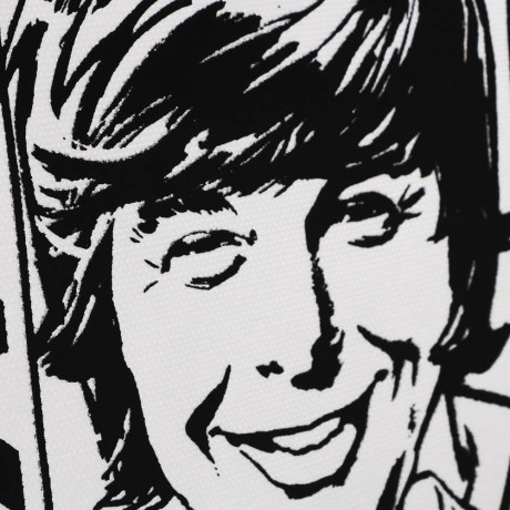 РЫЖИЙ Сумка-шоппер 40х45х16см (шелкография), спанбонд белый