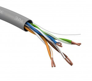 ЭРА SIMPLE кабель витая пара U/UTP 4х2х24 AWG Cat5e CU, 305м, (цена за м)