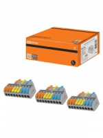 TDM клемма СМК разветв. с рычагом СКР-439 3х(1вх/3вых) 2,5(4)мм2 24A (уп30шт цена за шт) SQ0527-0306