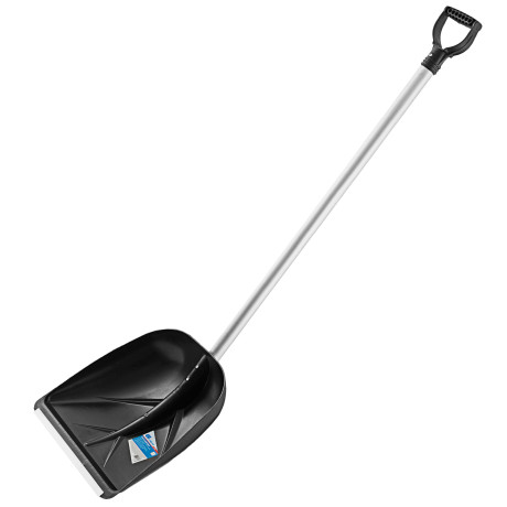 Лопата снеговая, 400 х 380 мм, алюминиевый черенок, Сибртех