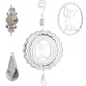 Металлическая подвеска "Поющий ангел" 11,5х11,5 см Волшебная страна 100991