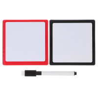 VETTA Набор для записей 3 пр. (доска магнитная 2шт + маркер), пластик, 9,5х9,5см