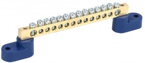 IEK шина N "Ноль" (нул.) на двух угловых изол ШНИ-6х9-14-У2-С YNN10-69-14C2-K07