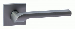 Ручка дверная компл.квадрат.основ. PUERTO Пастьера SLIM мат. черный никель INAL 535-03 slim MBN