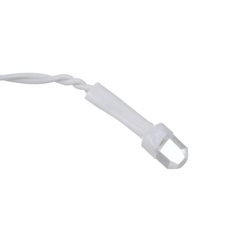 СНОУ БУМ Гирлянда эл. бахрома 2.5x0.3х0.5x0.7м, 80LED, шампань, пост. свеч, ПВХ белый, коннект, 220В