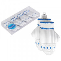 Набор елочных украшений &quot;Варежки&quot; (4шт) цвет: серебро Волшебная страна