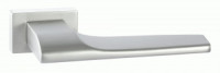 Ручка дверная компл.прямоуг.основ. РЕНЦ Арко никель супер матовый INDH 315-01 MSN