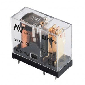 EKF AVERES РП slim 25/1 10A 230В AC rps-25-1-230