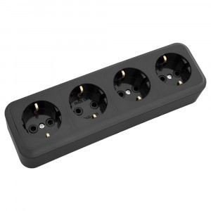 Bylectrica ПРАЛЕСКА роз. ОУ 4 мест. земля черный, (РА16-266 черный)