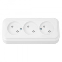 Bylectrica Пралеска роз. ОУ 3 мест. бел. (земля, шторки, гнезда под 45 гр.) бел. (РА16-746)