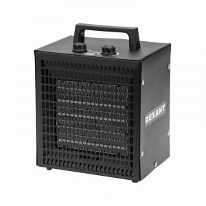 REXANT Тепловая пушка электрическая, 3кВт 450м3/чквадрат., PTC, металл, черный 60-0042