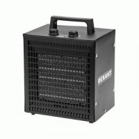 REXANT Тепловая пушка электрическая, 3кВт 450м3/чквадрат., PTC, металл, черный 60-0042