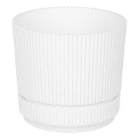 Кашпо СТРИП D140 1,3л с подставкой Белый М3246 х12