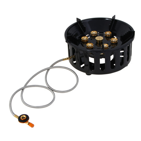 ЕРМАК Плитка газовая портативная, туристическая, 23,5х23,5х11см, металл