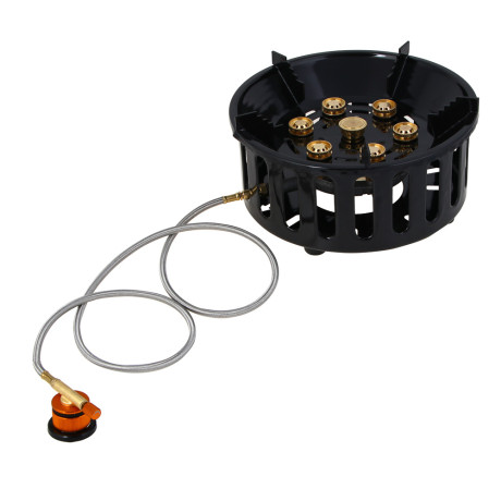 ЕРМАК Плитка газовая портативная, туристическая, 23,5х23,5х11см, металл