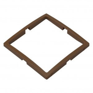Bylectrica УЮТ декор. вставка в рамки (уп 3 шт.), шоколадный, (ЮЛИГ.735212.276(18))