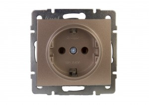 Lezard RAIN мех. роз. СУ 1 мест. бронза матовый, земля, керамика (корпус PC) 703-3188-122