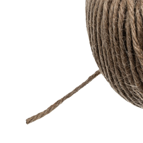 Шпагат джутовый, 2.5 мм, L 60 м, 5-ниточный , Сибртех