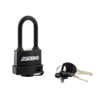 Замок вис PDR-50-55-L Apecs длинная дужка (влагозащищенный в резине) \6 (48)