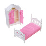 ИГРОЛЕНД Мебель для куклы, ABS, картон, 23х7х30,5 см, 3 вида