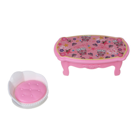 ИГРОЛЕНД Мебель для куклы, ABS, картон, 23х7х30,5 см, 3 вида