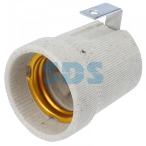 REXANT Патрон керамический E27 с держателем ШК 11-8867