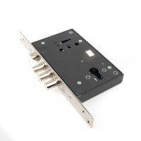 Замок врез ЗВ4-713 Меттэм (с защелкой, под цилиндр, межос-85мм, 3 ригиля 16мм, противопож.)   \10