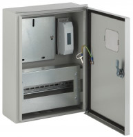 ЭРА щит учета метал. ЩУ-1Н-12 IP55 (400х315х165) 0008