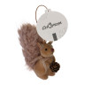 СНОУ БУМ Сувенир елочный Белка 10 см, полиэстер, коричневый, 3 вида