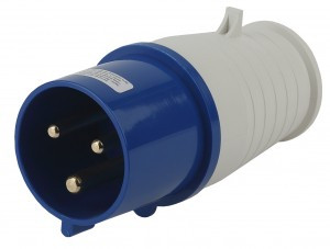 ЭРА силовая вилка CEE переносная 023 2P+РЕ 32А 220В IP44 (10/120/1440) 9912