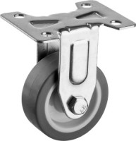 Колесо неповоротное d=50 мм, г/п 40 кг, термопластич. резина/полипропилен, ЗУБР