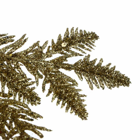 СНОУ БУМ Цветок на ветке 28 см, металл, пластик, глиттер, 3 цвета