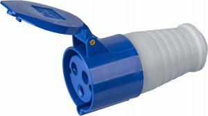 Navigator розетка силовая CEE (разъем) NCA-SR223-32-220 переносная 32А 2P+PE IP44, 14306