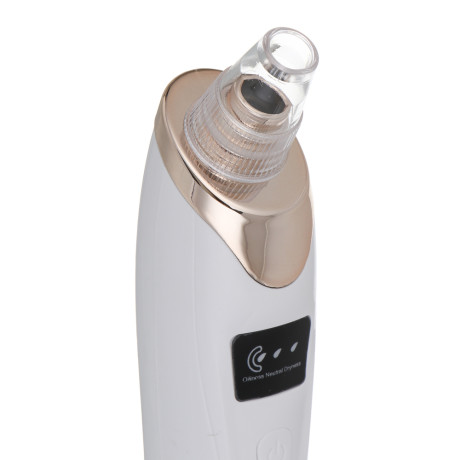 LEBEN Аппарат для массажа и чистки пор, 5 насадок, 350мАч, белый