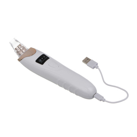 LEBEN Аппарат для массажа и чистки пор, 5 насадок, 350мАч, белый